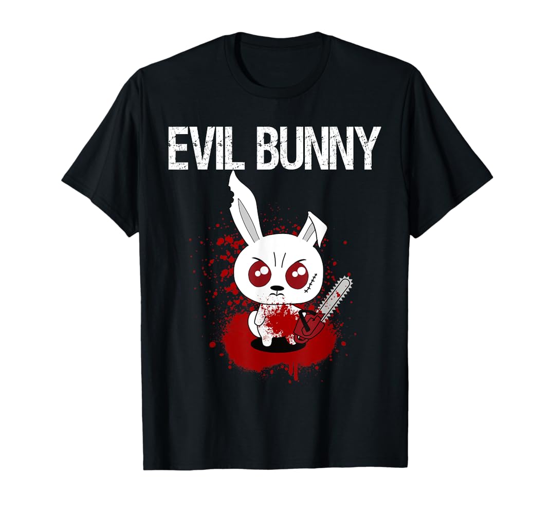[ KIRSH ]★BLACK WITTY BUNNY STRIPE GRAPHIC T-SHIRT KIRSH ]☆BLACK WITTY BUNNY STRIPE GRAPHIC T-SHIRT